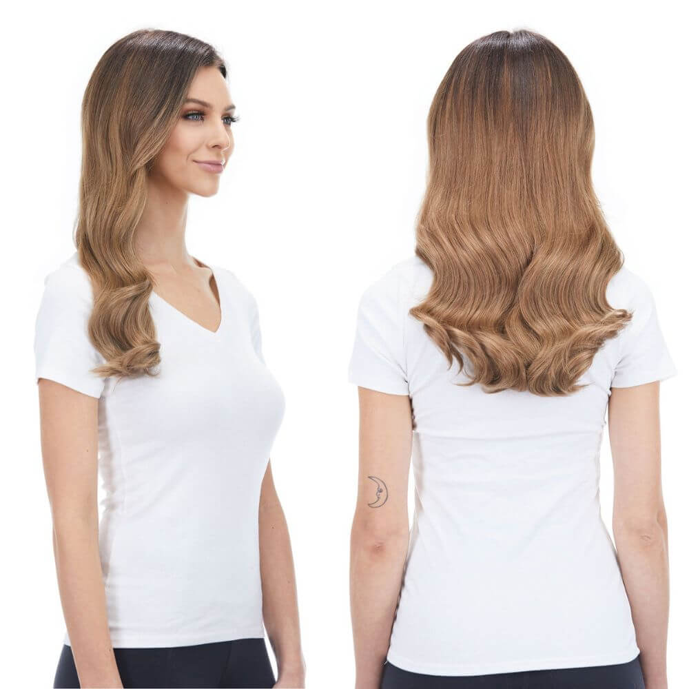 Wavy Clip-in Hair Extensions 6pcs Synthetic Hair 22-inch Extensions for Instant Volume & Length
