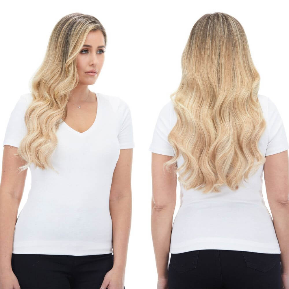 Wavy Clip-in Hair Extensions 6pcs Synthetic Hair 22-inch Extensions for Instant Volume & Length