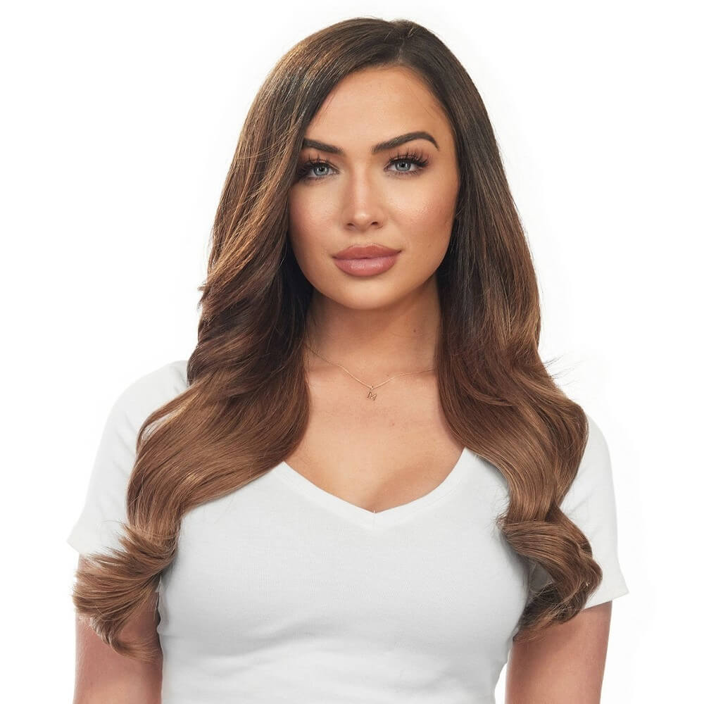 Wavy Clip-in Hair Extensions 6pcs Synthetic Hair 22-inch Extensions for Instant Volume & Length