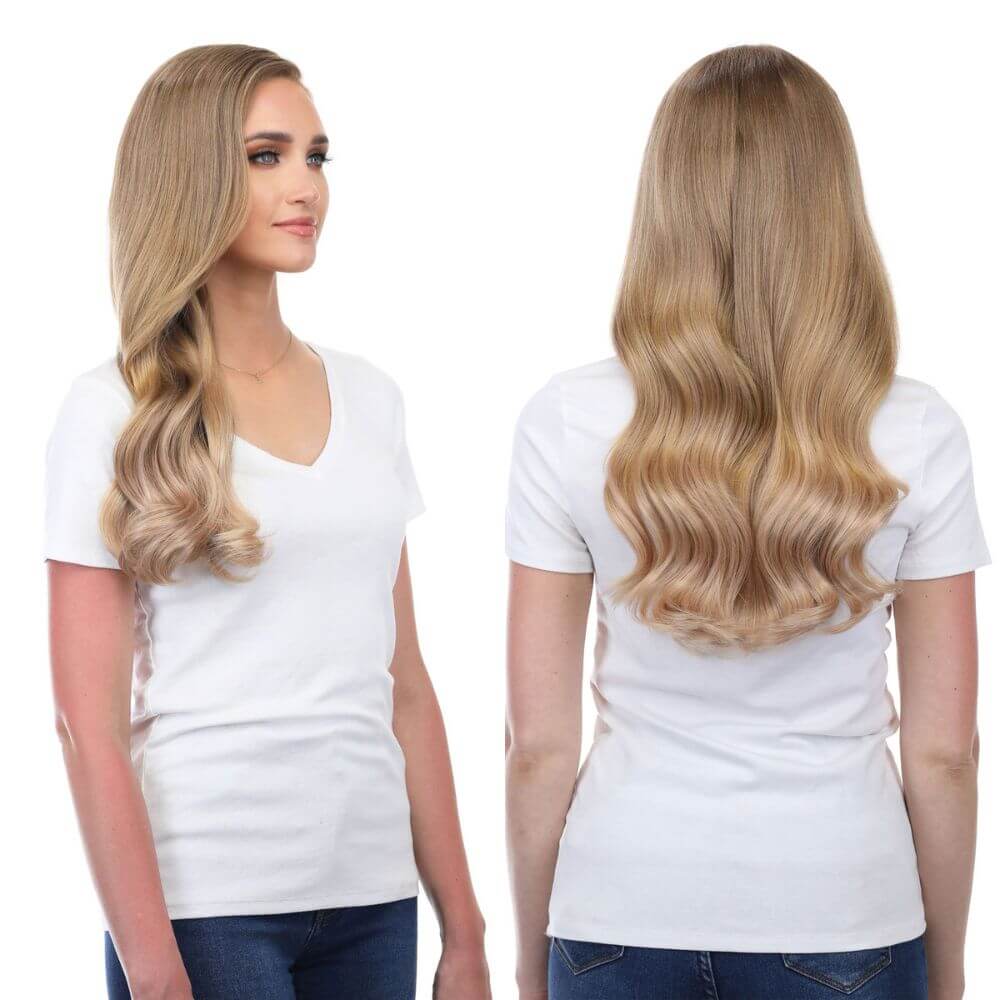 Wavy Clip-in Hair Extensions 6pcs Synthetic Hair 22-inch Extensions for Instant Volume & Length