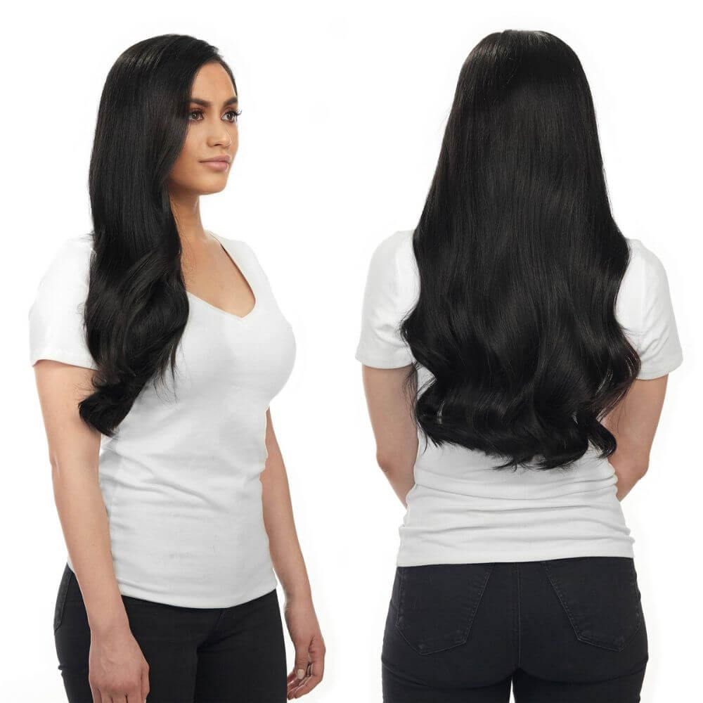 Wavy Clip-in Hair Extensions 6pcs Synthetic Hair 22-inch Extensions for Instant Volume & Length