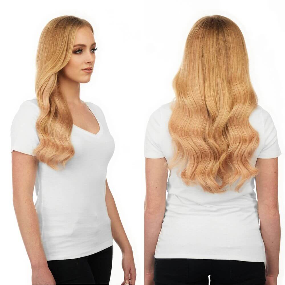 Wavy Clip-in Hair Extensions 6pcs Synthetic Hair 22-inch Extensions for Instant Volume & Length