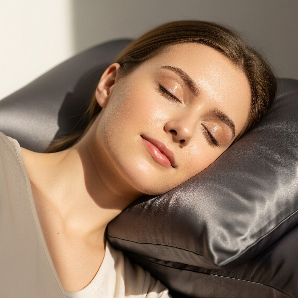 2 Pack Pure Mulberry Silk Pillowcases for Hair & Skin - Luxurious, Soft, and Gentle Bedding