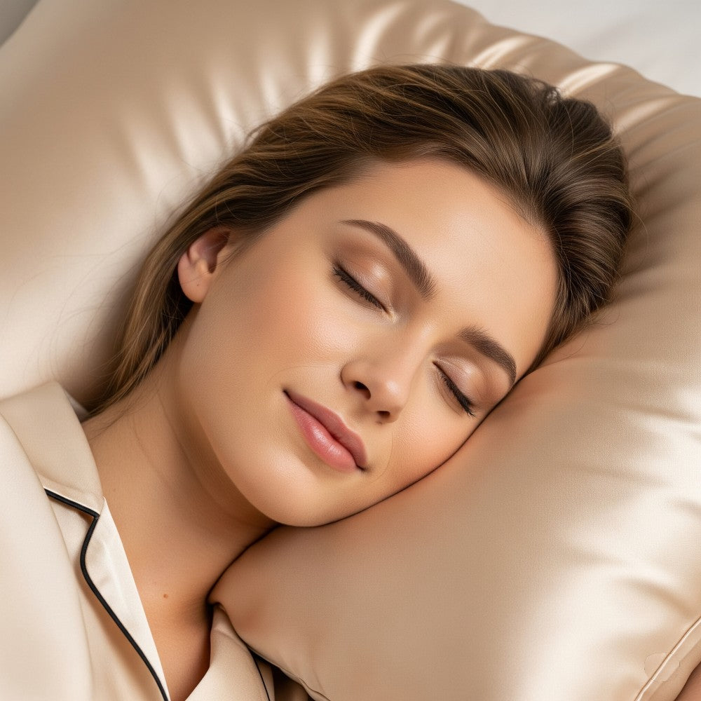 2 Pack Pure Mulberry Silk Pillowcases for Hair & Skin - Luxurious, Soft, and Gentle Bedding