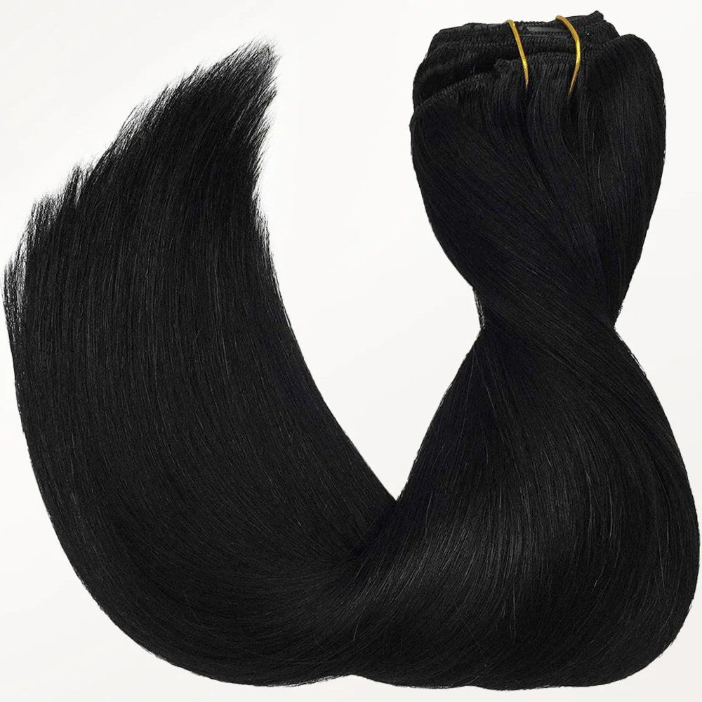 Straight Clip-in Hair Extensions 6pcs Synthetic Hair 22-inch Extensions for Instant Volume & Length