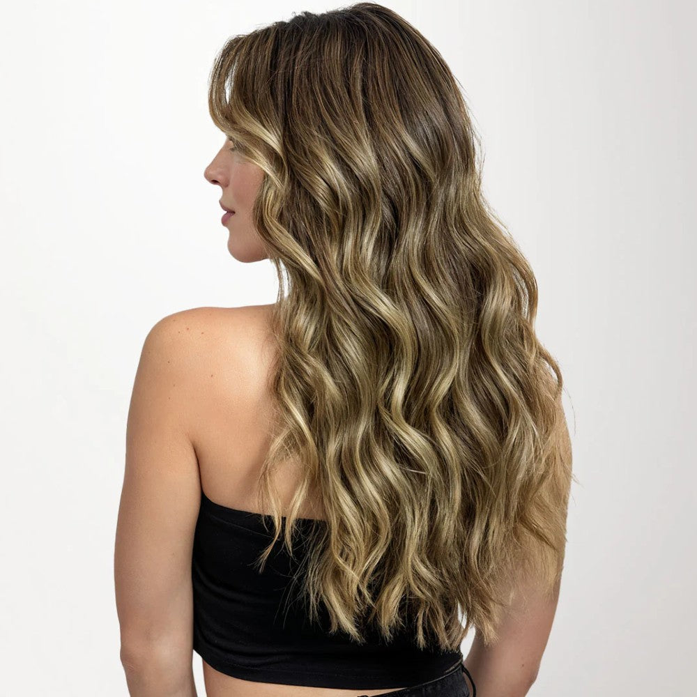 Straight Clip-in Hair Extensions 6pcs Synthetic Hair 22-inch Extensions for Instant Volume & Length
