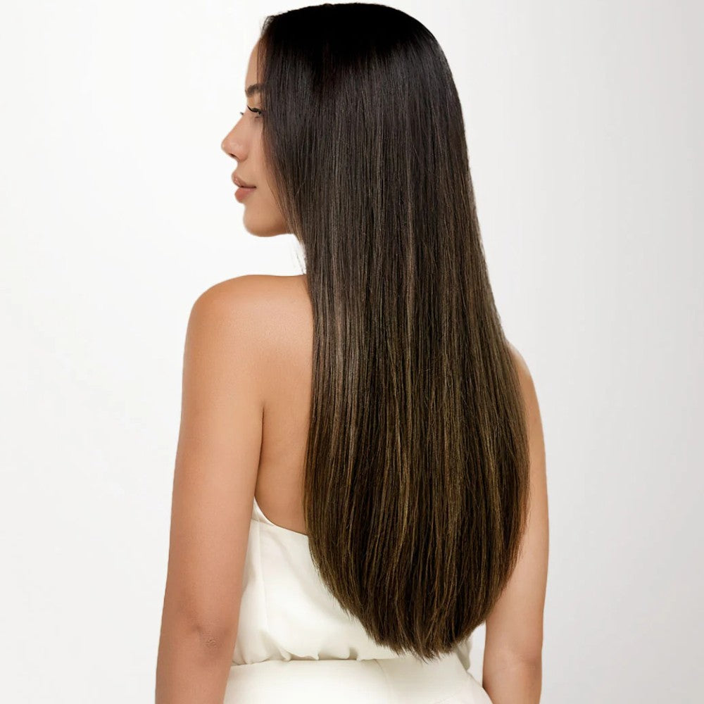 Straight Clip-in Hair Extensions 6pcs Synthetic Hair 22-inch Extensions for Instant Volume & Length