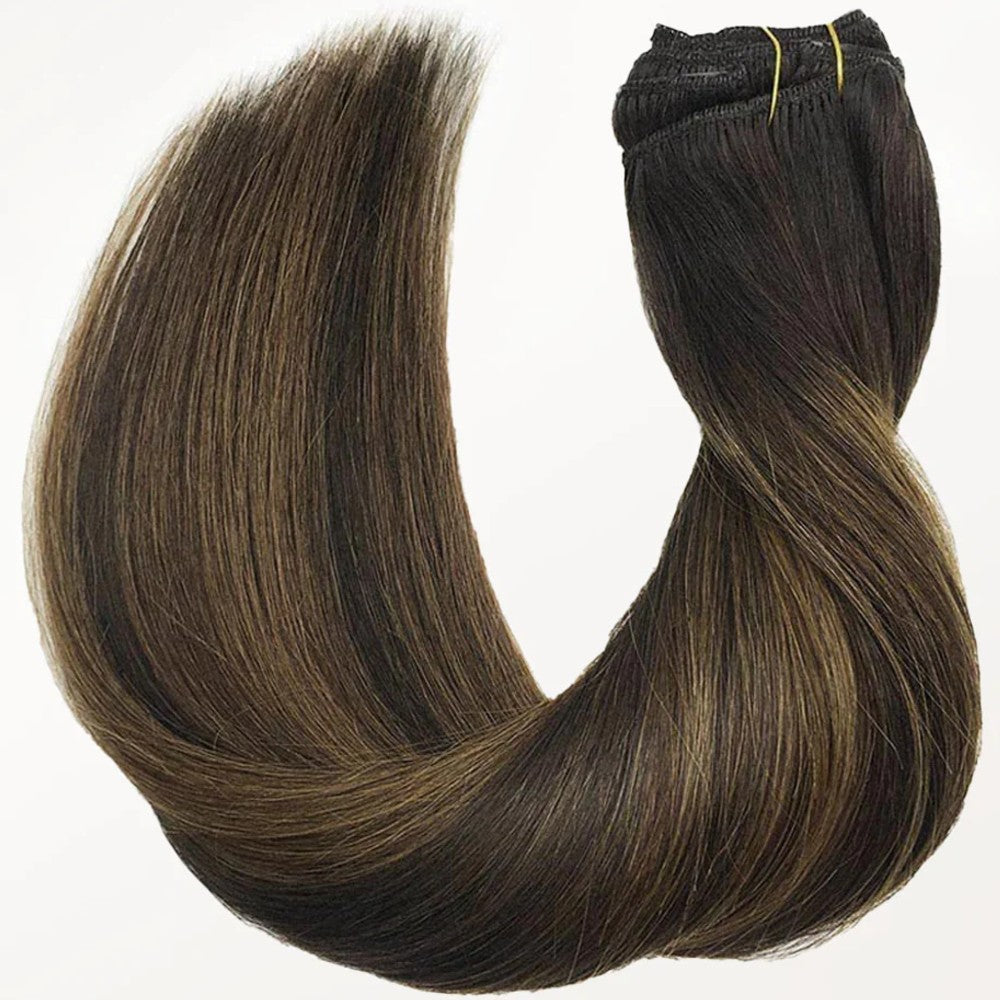 Straight Clip-in Hair Extensions 6pcs Synthetic Hair 22-inch Extensions for Instant Volume & Length