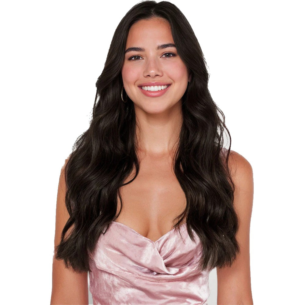 Straight Clip-in Hair Extensions 6pcs Synthetic Hair 22-inch Extensions for Instant Volume & Length