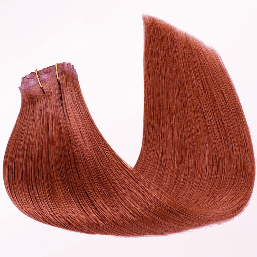 Straight Clip-in Hair Extensions 6pcs Synthetic Hair 22-inch Extensions for Instant Volume & Length