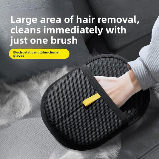 Pet Hair Remover Glove Efficient Grooming Brush for Dogs Cats Gentle Deshedding Mitt for All Pet Sizes Hair Types Mess-Free Clean