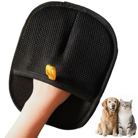Pet Hair Remover Glove Efficient Grooming Brush for Dogs Cats Gentle Deshedding Mitt for All Pet Sizes Hair Types Mess-Free Clean