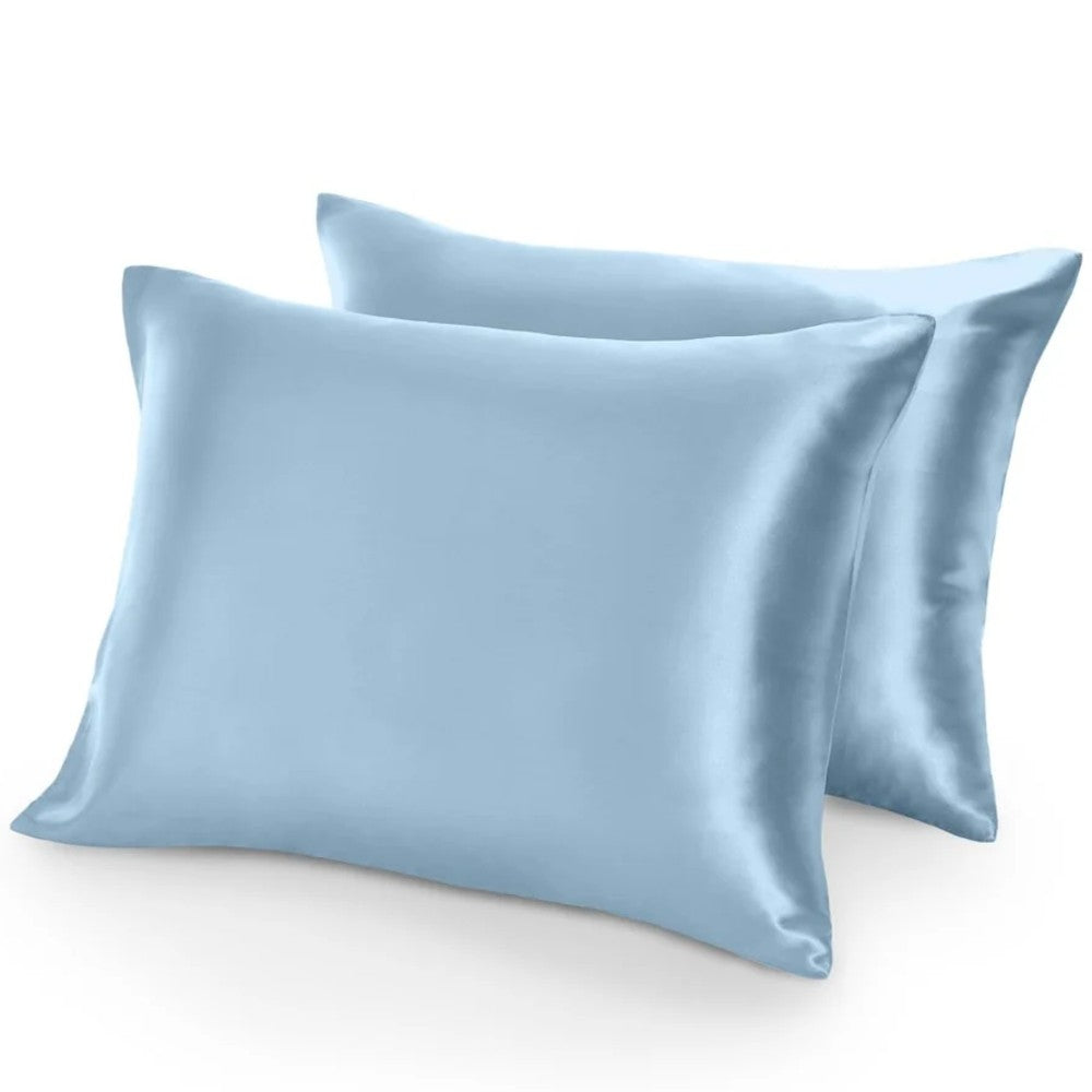 2 Pack Pure Mulberry Silk Pillowcases for Hair & Skin - Luxurious, Soft, and Gentle Bedding