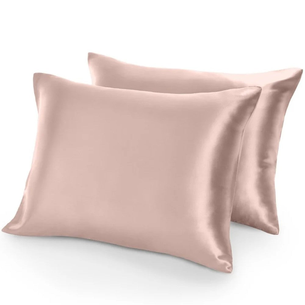 2 Pack Pure Mulberry Silk Pillowcases for Hair & Skin - Luxurious, Soft, and Gentle Bedding