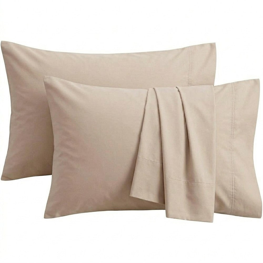 Premium Bamboo Pillowcases 2 Pack Cooling & Hypoallergenic Lyocell Bedding 100% Organic Bamboo Silk for Hair and Skin