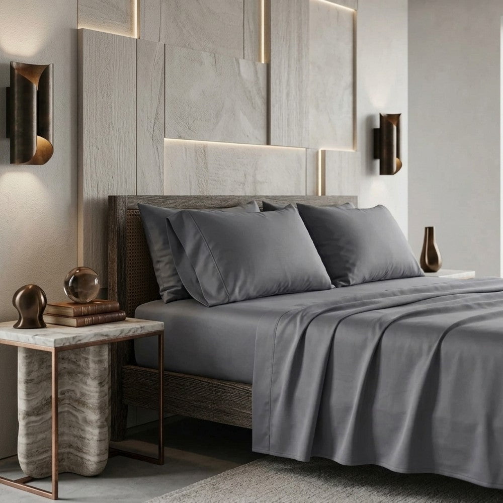 Premium Bamboo Pillowcases 2 Pack Cooling & Hypoallergenic Lyocell Bedding 100% Organic Bamboo Silk for Hair and Skin